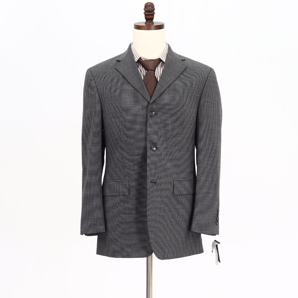 Slates 38R Gray HT 3-Button Sport Coat Blazer Jacket B632